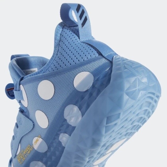 MEN\'S adidas Harden Vol. 5 Futurenatural Polka Dot - Team Light Blue GX6146 main image 6